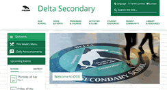 Desktop Screenshot of de.deltasd.bc.ca