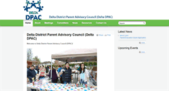 Desktop Screenshot of dpac.deltasd.bc.ca